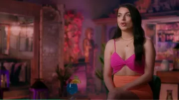 Lovelymet Cutout Two-Tone Sretch-Jersey Mini Dress worn by Demy Selem as seen in Vanderpump Rules (S12E02)