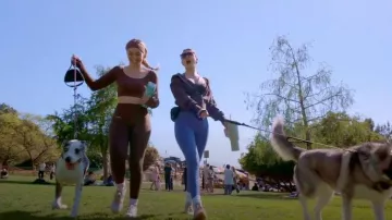 Quay Medium Shield Shades worn by Natalie Maguire as seen in Vanderpump Rules (S12E02)