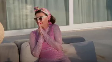 Celine 50mm Gradient Round Sunglasses worn by Bronwyn Newport as seen in The Real Housewives of Salt Lake City (S06E14)