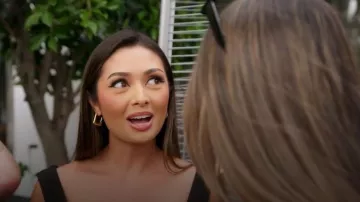 Zepplin The Label Square Hoops worn by Angelica Jensen as seen in Vanderpump Rules(S12E03)