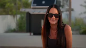 Gucci GG0746S 001 worn by Lisa Barlow as seen in The Real Housewives of Salt Lake City (S06E14)