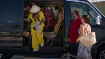 Ulla Johnson Pascale Cotton Linen Wide Leg Pants worn by Mary Cosby as seen in The Real Housewives of Salt Lake City (S06E14)