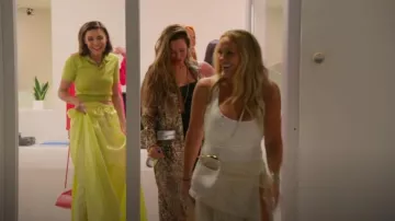 Ralph Lauren Collection Emilien Silk Taffeta Skirt worn by Bronwyn Newport as seen in The Real Housewives of Salt Lake City (S06E14)