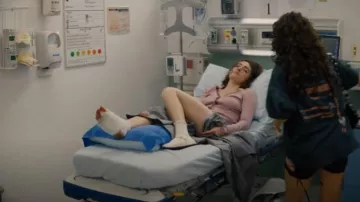 Vibi Venezia Grosgrain Trimmed Canvas Mary Jane Slippers worn by Maia (Rachel Sennott) as seen in I Love LA (S01E07)