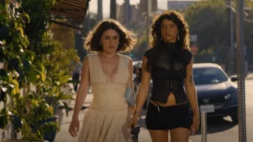 Grace Ling Claw Mini Skirt in Black worn by Tallulah (Odessa A'zion) as seen in I Love LA (S01E07)