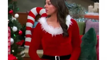 The Thundermans Undercover S01 Kira Kosarin Santa Jumpsuit