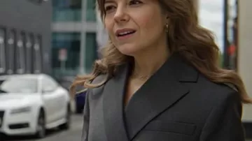 The Revenge Club S01 Emily Hunter Gray Blazer