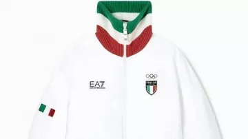 Winter Olympics 2026 Team Italy EA7 Emporio Armani Bomber Jacket