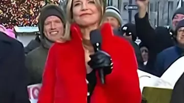 The Today Show 2025 Savannah Guthrie Fur Puffer Jacket