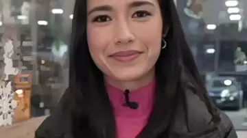 The Today Show 2025 Emilie Ikeda Black Hooded Coat worn by Emilie Ikeda as seen in Today