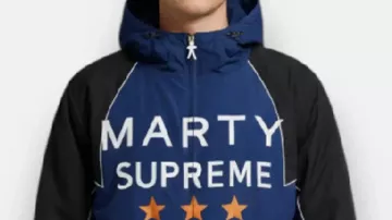 Marty Supreme Jacket of Marty (Timothée Chalamet) in Marty Supreme