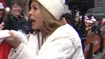 The Today Show 2025 Hoda Kotb Contrast Trim Jacket worn by Hoda Kotb as seen in Today