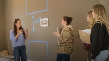 Nike Dunk Low Shoes worn by Ella Gaines as seen in Fixer Upper: Colorado Mountain House (S01E01)