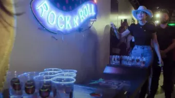 Mugler Stretch Jersey-trimmed Skinny Jeans worn by Khloé Kardashian as seen in The Kardashians (S07E09)