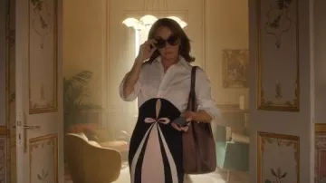 Tom Ford Icon Collection Round Sunglasses worn by Sylvie Grateau (Philippine Leroy-Beaulieu) as seen in Emily in Paris (S05E01)