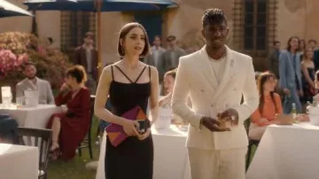 Sotevy Marylin worn by Emily Cooper (Lily Collins) as seen in Emily in Paris (S05E01)