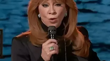 Fringe Blazer worn by (Reba McEntire) as seen in The Voice (S28)