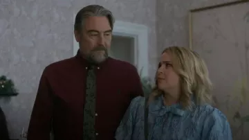 Polo Ralph Lauren Classic-Fit Corduroy Shirt worn by Mac (Nathaniel Parker) as seen in Twelve Dates 'Til Christmas (S01E04)