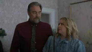 Polo Ralph Lauren Classic-Fit Corduroy Shirt worn by Mac (Nathaniel Parker) as seen in Twelve Dates 'Til Christmas (S01E04)