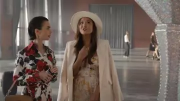 Zimmermann Crush Paneled Bodice worn by Mindy Chen (Ashley Park) as seen in Emily in Paris (S05E02)