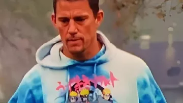 Roofman 2025 Channing Tatum Tie Dye Hoodie worn by Jeffrey Manchester (Channing Tatum) as seen in Roofman