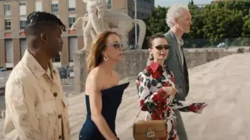 Swarovski Crystal SK6006 Sunglasses worn by Sylvie Grateau (Philippine Leroy-Beaulieu) as seen in Emily in Paris (S05E02)