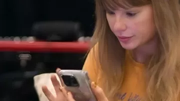 The End Of An Era Taylor Swift Tiger Printed Tee worn by Self (Taylor Swift) as seen in Taylor Swift | The Eras Tour | The End of an Era