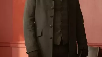 The Abandons S01 Xavier Roache Brown Coat