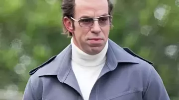 Christian Bale Madden 2026 Grey Jacket worn by Al Davis (Christian Bale) as seen in Madden