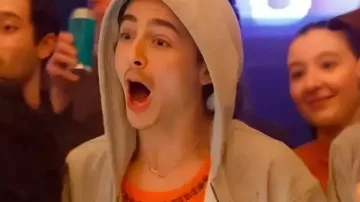 Timothee Chalamet Table Tennis Experience Hoodie in Timothée Chalamet is still in the pursuit of GREATNESS! | The Graham Norton Show - BBC