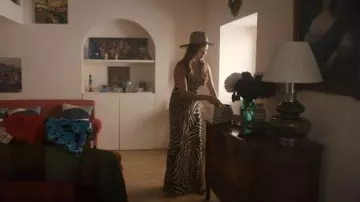 Rat and Boa Majel Dress worn by Mindy Chen (Ashley Park) as seen in Emily in Paris (S05E03)