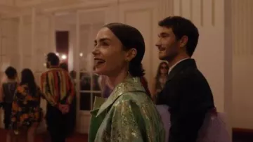 Zag Jewelry Rebel Earrings worn by Emily Cooper (Lily Collins) as seen in Emily in Paris (S05E03)