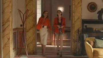 Dolce & Gabbana 150mm Polka Dot Sandals worn by Emily Cooper (Lily Collins) as seen in Emily in Paris (S05E03)