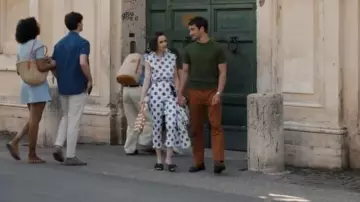 AGL Dorica S Goffre Sandals worn by Emily Cooper (Lily Collins) as seen in Emily in Paris (S05E04)