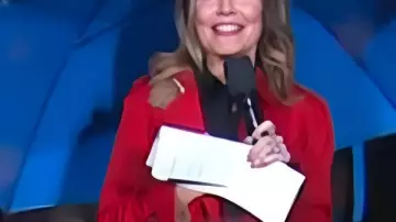 The Today Show 2025 Savannah Guthrie Red Trench Coat worn by Savannah Guthrie in Today