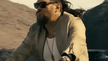 The Wrecking Crew 2026 Jason Momoa Grey Jacket