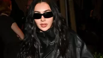 Charli XCX Marty Supreme Los Angeles Premiere After Party Jacket (Charli XCX) in Marty Supreme