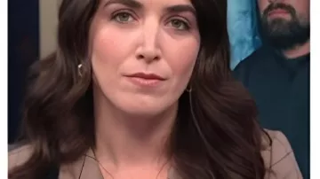 The Today Show Liz Kreutz Tan and Black Check Blazer as seen in Today