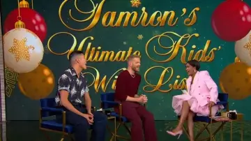 Amiri Starburst Camp Shirt worn by Mark Hoying as seen in Tamron Hall Show on December 17, 2025
