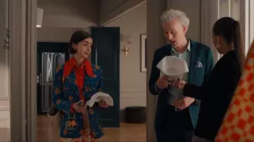 Kate Barton Goldfish Accessory Bag worn by Emily Cooper (Lily Collins) as seen in Emily in Paris (S05E05)