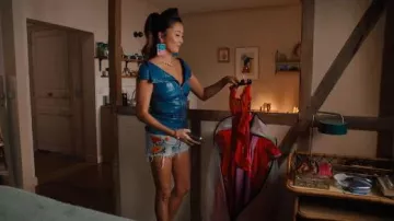 Jitrois Fall 2025 worn by Mindy Chen (Ashley Park) as seen in Emily in Paris (S05E05)