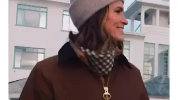 The Today Show 2025 Molly Hunter Brown Jacket as seen in Today