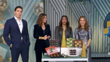 Paul & Joe Sister Majestee Dress worn by Lori Bergamotto as seen in Good Morning America on December 19, 2025