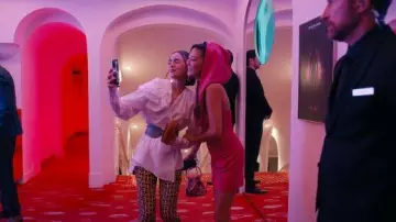 Blazy Shower Rosalia Dress worn by Mindy Chen (Ashley Park) as seen in Emily in Paris (S05E05)