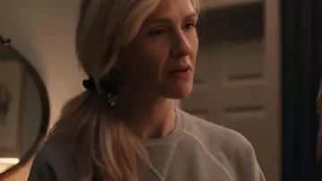 Stumble S01 Jenn Lyon Grey Sweatshirt worn by Courteney Potter (Jenn Lyon) as seen in Stumble (S01)