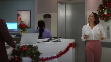 Veronica Beard Edia Pants worn by Dr. Nicole Dupree Richardson (Daphnée Duplaix) as seen in Beyond the Gates (S01E192)