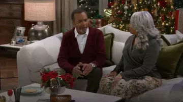 Guess Eco Giselle Printed Pant worn by Anita Dupree (Tamara Tunie) as seen in Beyond the Gates (S01E193)