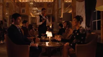 Cucculelli Shaheen Micro Medallion Mini Dress worn by Mindy Chen (Ashley Park) as seen in Emily in Paris (S05E06)