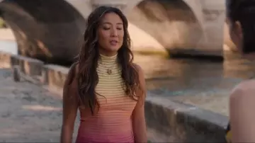Jitrois Fall 2024 Top worn by Mindy Chen (Ashley Park) as seen in Emily in Paris (S05E06)