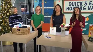 Alexia Admor Sable Dress worn by Kaylee Hartung as seen in Today on December 23, 2025